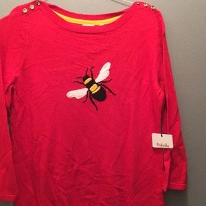 Red bee sweater